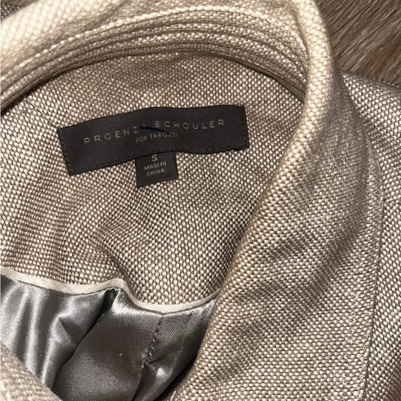 Proenza Schouler For Target Linen Cotton Cropped Lined Jacket Size S - Picture 5 of 5